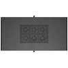 Ant grindų pastatoma stelažo tipo serverio spintelė - 19 colių 22U 600x1200mm - juoda - stiklinės durys - Lanberg FF01-6222-12B