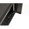 Lanberg WF03-5309-10B rack spintelė 9U Sieninis stovas Juodas