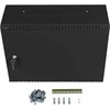 Lanberg WAF1-5203-06-00B rack spintelė 6U prie sienos montuojama lentyna Juodas