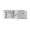 LANBERG 19 colių sieninis stovas 4U/570x600 išmontuojamas greitai surenkamas flat pack pilkas