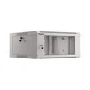 LANBERG 19 colių sieninis stovas 4U/570x600 išmontuojamas greitai surenkamas flat pack pilkas