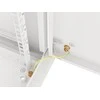 LANBERG sieninė spintelė 19 colių 12U 600x450 plieninės durys pilkas flat pack