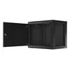 LANBERG sieninė spintelė 19 colių 6U 600x600 plieninės durys pilkas flat pack