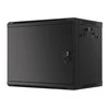 LANBERG sieninė spintelė 19 colių 6U 600x600 plieninės durys pilkas flat pack