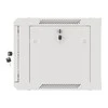 LANBERG sieninė spintelė 19 colių 6U 600x450 plieninės durys pilkas flat pack