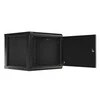 LANBERG sieninė spintelė 19 colių 9U 600x600 plieninės durys pilkas flat pack