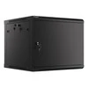 LANBERG sieninė spintelė 19 colių 9U 600x600 plieninės durys pilkas flat pack