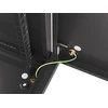 LANBERG sieninė spintelė 19 colių 9U 600x600 plieninės durys pilkas flat pack