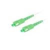 LANBERG šviesolaidinis patchcord SM SC/APC-SC/APC simplex 2.5m LSZH g657a2 3.0mm baltas