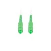 LANBERG šviesolaidinis patchcord SM SC/APC-SC/APC simplex 10m LSZH g657a2 3.0mm baltas