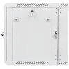 LANBERG WF02-6612-10S sieninis dvigubos sekcijų stelažas 19 colių plokščias paketas 12U/600x600mm pilkas