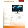 Monitorius LENOVO 31.5" P32PZ-30 MINI-LED UHD IPS 16:9 HDMI/DP/USB4(140W)/RJ45