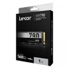 Lexar | SSD | NM790 | 1000 GB | SSD form factor M.2 2280 | Solid-state drive sąsaja M.2 NVMe | Skaitymo greitis 7400 MB/s | Rašymo greitis 6500 MB/s