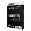 Lexar | SSD | NM790 | 512 GB | SSD form factor M.2 2280 | Solid-state drive sąsaja M.2 NVMe | Skaitymo greitis 7200 MB/s | Rašymo greitis 4400 MB/s