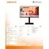 Monitorius LG | 24BA550-B | 23.8 " | IPS | FHD | 16:9 | 100 Hz | 5 ms | 1920 x 1080 pikselių | 200 cd/m² | HDMI jungtys quantity 1 | Juodas | Garantija 24 mėn.