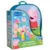 Lisciani Vaikštynė su Peppa Pig kuprine ir 32 kaladėlėmis