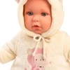 Llorens 14208 Lėlė Julija 42 cm su minkštu pilvuku