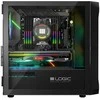 Kompiuterio Korpusas - Logic PORTOS ARGB MINI - USB 3.0, Juoda