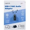 „LogiLink Adapteris“ garso adapteris USB-C/M, 3,5 mm/F, DAC, EQ