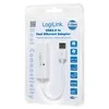 LogiLink Prisijungti | Greitasis Ethernet USB 2.0–RJ45 adapteris: | 0,115 m | Baltas | USB-A iki RJ45