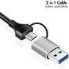 „LogiLink“ adapteris USB-A/-C į 2,5 g Ethernet, pilkas