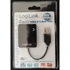 LogiLink HUB USB 2.0 4 prievadų „Smile“ – juodas UA0139