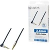 LOGILINK CA11050 LOGILINK - Garso kabelis 3.5 Stereo M/M 90 kampinis, 0.50 m, mėlynas