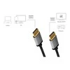 LogiLink DisplayPort 1.2 M/M 3.0m juoda-pilka