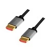 LOGILINK CHA0105 HDMI laidas A/M į A/M 8K/60Hz alu juodas/pilkas 2m