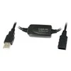 LOGILINK UA0143 LOGILINK - USB 2.0 aktyvaus kartotuvo laidas, 10m