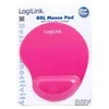LOGILINK ID0027P LOGILINK - Gelis Pelės kilimėlis su riešo atrama atrama, rožinė