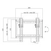 LOGILINK BP0035 LOGILINK - televizoriaus sieninis laikiklis, pakreipiamas -8 /0 , 23 - 42, maks. 35 kg