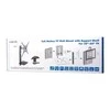 Logilink BP0048 televizoriaus sieninis laikiklis, 32"-55", su atramine lentyna | Logilink