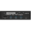 LOGILINK daugiafunkcis priekinis skydelis 5,25 colio su 6 krypčių kortelių skaitytuvu, juodas