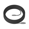 Logitech Strong USB kabelis 10 m 3.2 Gen 2 (3.1 Gen 2) USB A USB C Juoda
