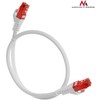 MACLEAN MCTV-301W Maclean MCTV-301W Patchcord UTP cat6 Kabelio kištukas-kištukas 1m baltas
