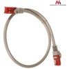 MACLEAN MCTV-302S Maclean MCTV-302S Patchcord UTP cat6 Kabelio kištukas-kištukas 2m sidabrinis