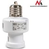 MACLEAN MCE21W Maclean MCE21 W lemputės tvirtinimas su šviesos jutikliu E27 100W baltas