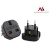 MACLEAN MCE72 Maclean MCE72 Plug Adapteris UK to EU juodas