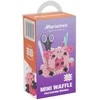 Marioinex Mini Waffle 300 lankstūs konstruktoriaus kaladėlės vaikams nuo 2 metų, skatina kūrybiškumą, spalvotos
