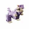 Marioinex Diplodocus ir T-Rex Mini vaflinės kaladėlės 148vnt + figūrėlė ZA5501