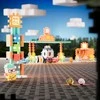 MARIOINEX Mini Waffle City statybiniai kaladėlės degalinė, 148 detalės