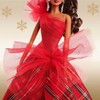 Mattel Lėlė Barbie Signature 2024 Holiday su languota suknele