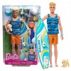 Mattel BARBIE KEN SURF DOLL lėlė (HPT50)