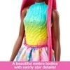 Mattel Barbie Barbė - A touch of Magic vienaragio lėlė su ilgais plaukais (HRR01)