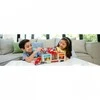 „Mattel Vehicles Cars“ mobili dažymo dirbtuvių automobilis su atidaroma priekaba (HPD82)