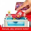 „Mattel Vehicles Cars“ mobili dažymo dirbtuvių automobilis su atidaroma priekaba (HPD82)