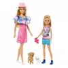 Mattel Barbie - Stacie &amp; Barbie Doll Set With 2 Pets (HRM09)
