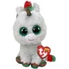 TY Pliušinis žaislas SNOWFALL - unicorn Christmas reg