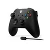 Microsoft Xbox Series belaidis valdiklis su USB-C kabeliu (Carbon Juodas)